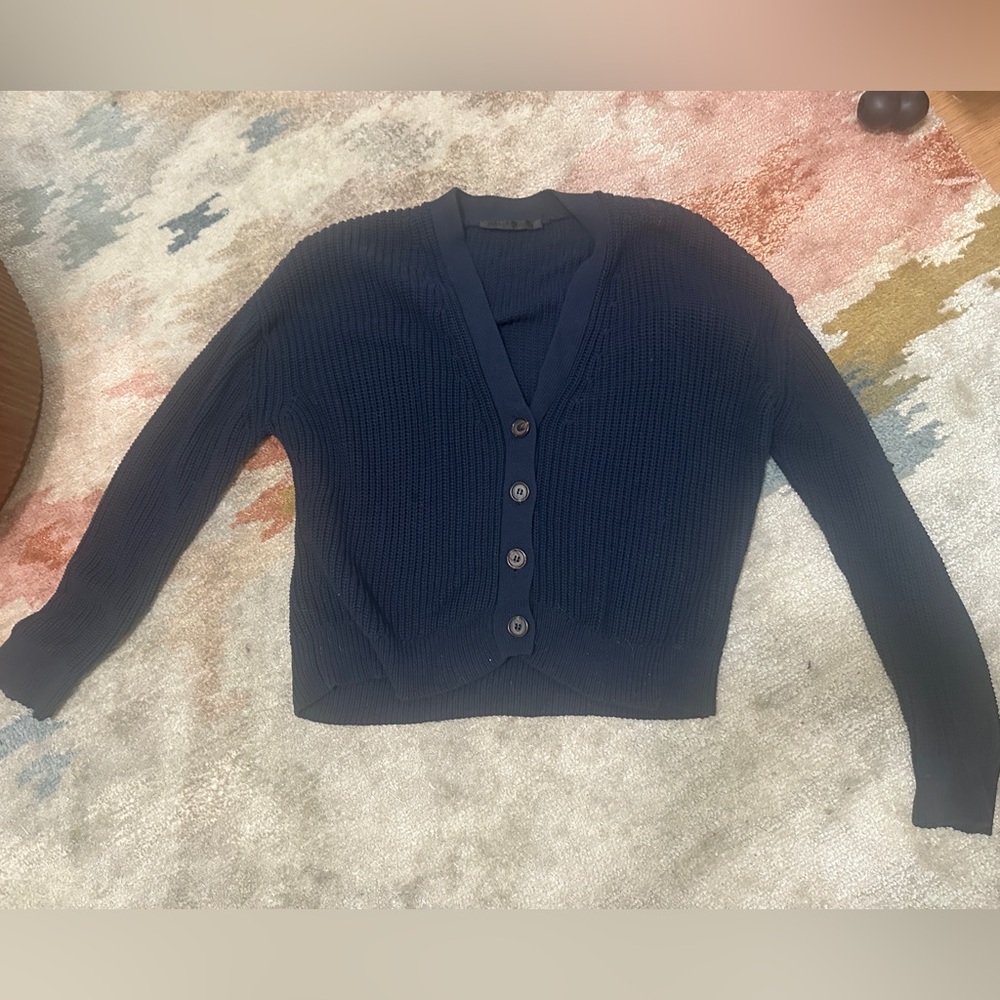 Jenni Kayne Cropped Cotton Cocoon Cardigan